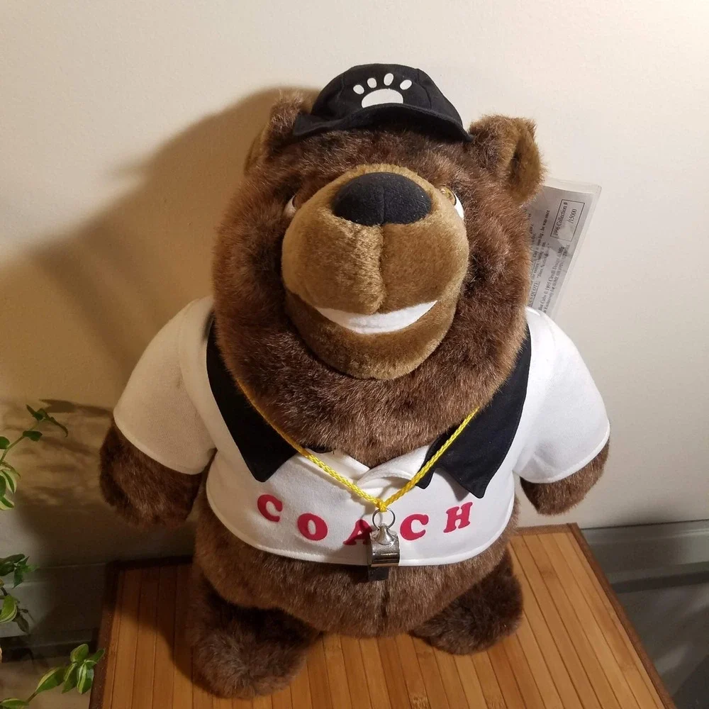 Sandlot Cubs Tiny Grizwald Baseball Coach Bear Plush Animal 20